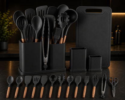 Set Utensilios Cocina Siliconados X 19